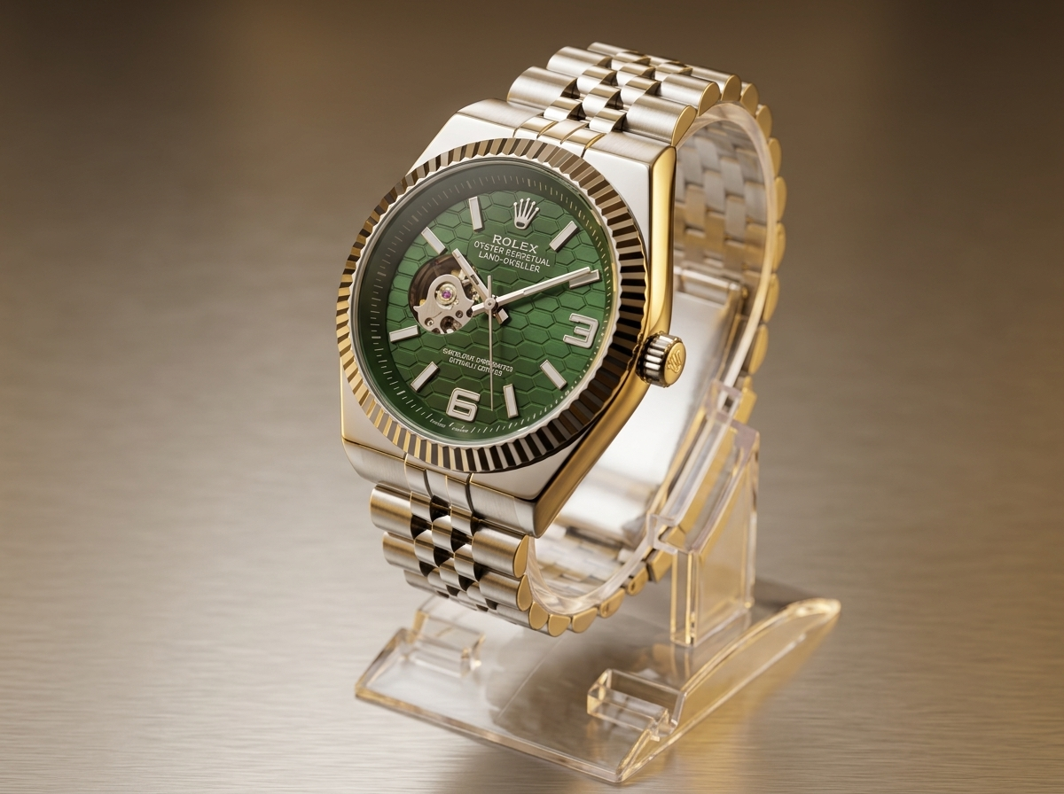 Rolex datejust mint green