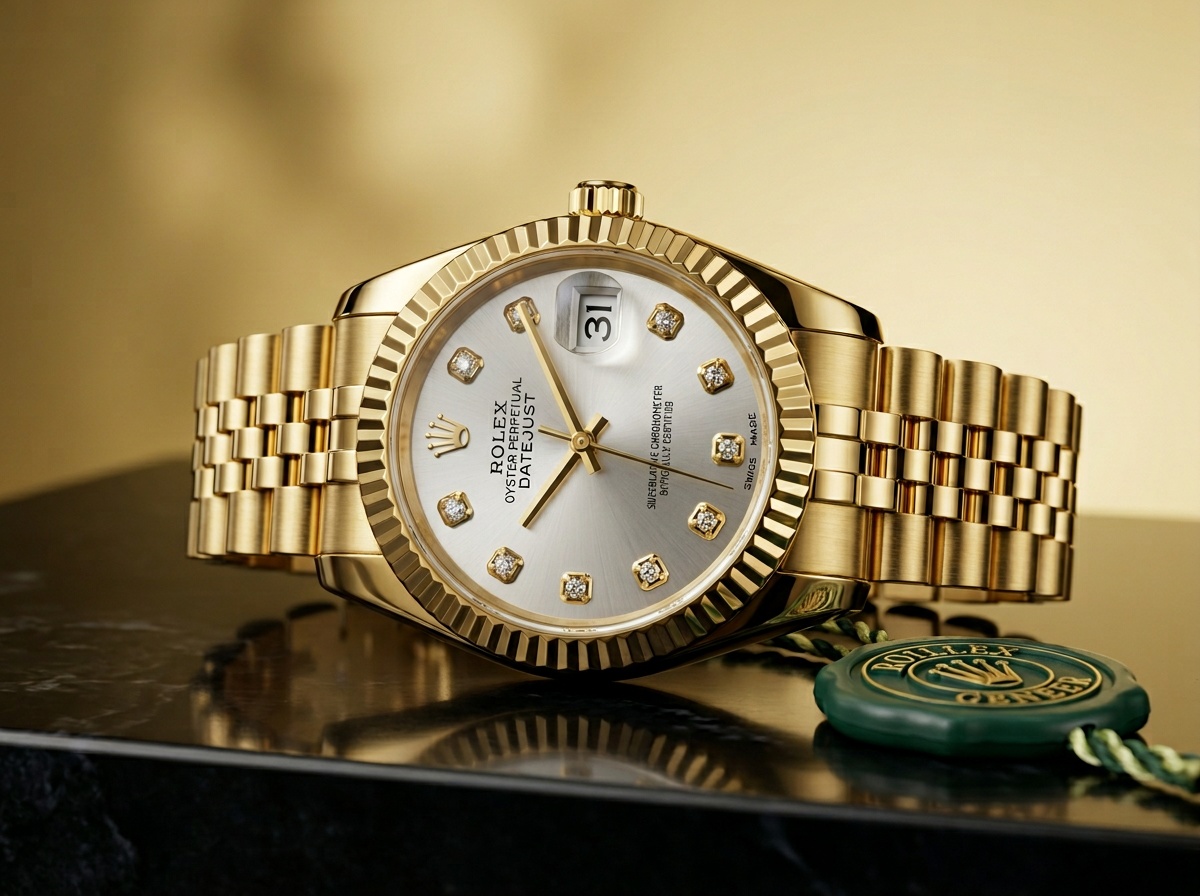 ROLEX DATEJUST 28 GOLD
