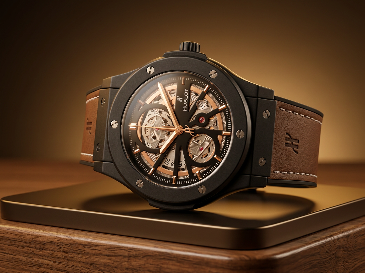 HUBLOT GENEVE BROWN