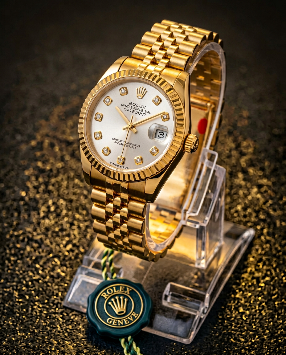 ROLEX DATEJUST 28 GOLD