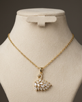 Swarovski swan necklace WHITE